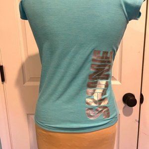 Active Girls Blue SHINE Shirt, Size 10/12